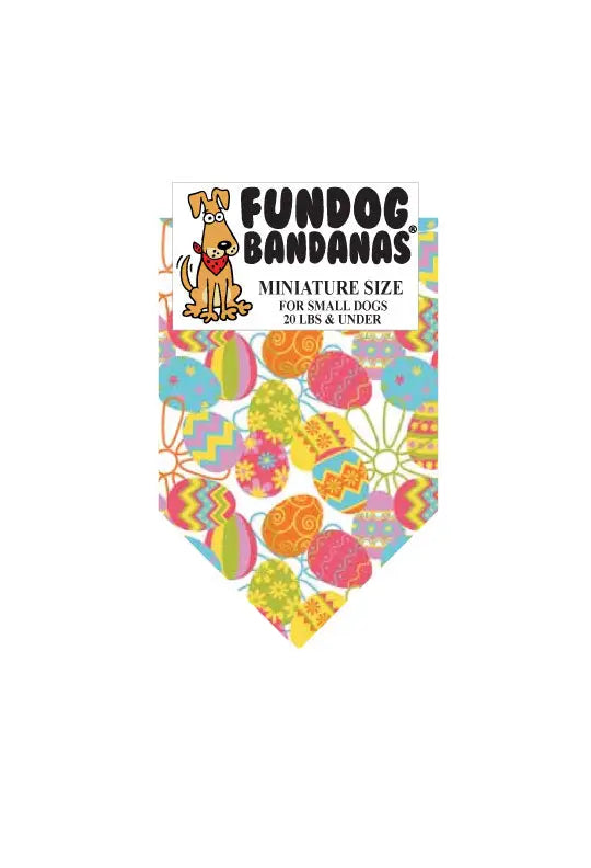 FunDog Bandanas - Dog Bandana Tossed Egg - Southern Agriculture 