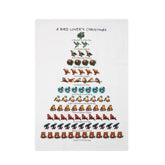 Peking Handicraft - Tea Towel A Bird Lover's Christmas