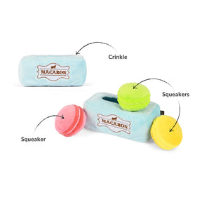 P.L.A.Y Pet Lifestyle And You - Mutt-a-rons Burrow Macaron Box	With 3 Cookies- Mutt Cup Cafe'