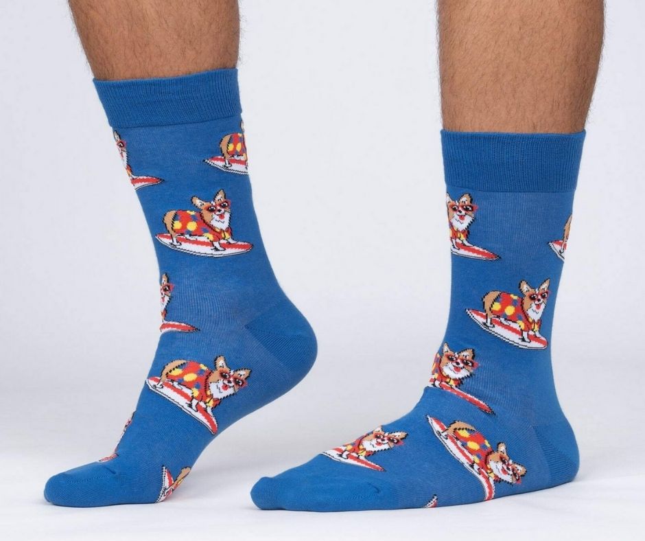 Corgi-bunga! Crew Socks-Southern Agriculture