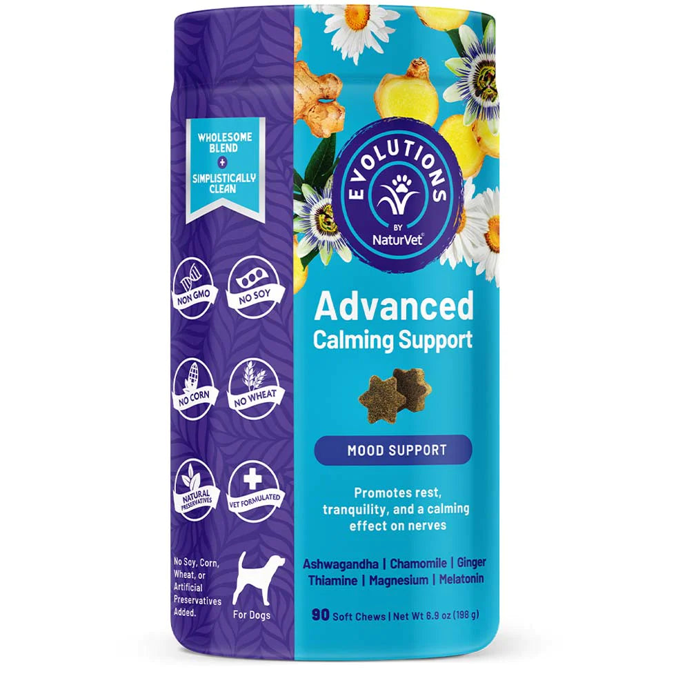 NaturVet - Advanced Calming Support Mood	Support Soft Chews by NaturVet