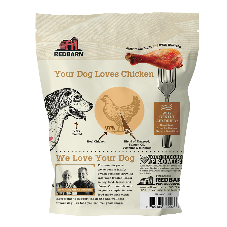 Redbarn - Air Dried Chicken Recipe Dog Food - Full Feed Or Mix In - Southern Agriculture 
