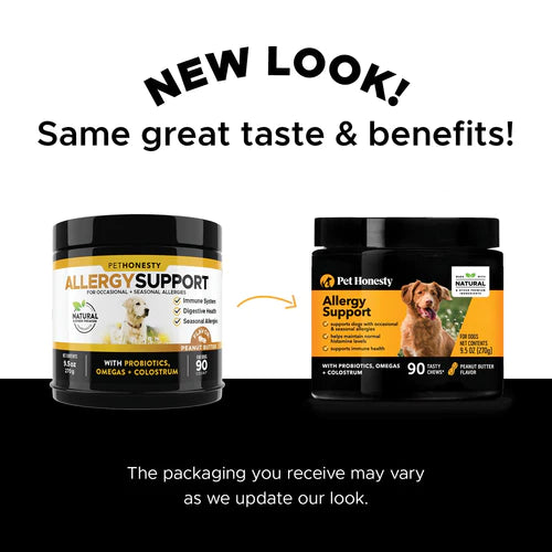 Pet Honesty - Allergy Support Peanut Butter Tasty Chews For Dogs