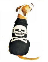 Chilly Dog - Dog Sweater Black Skull