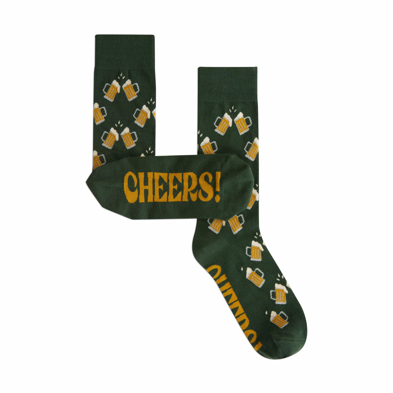 Bonfolk - Beer Green Socks - Southern Agriculture 