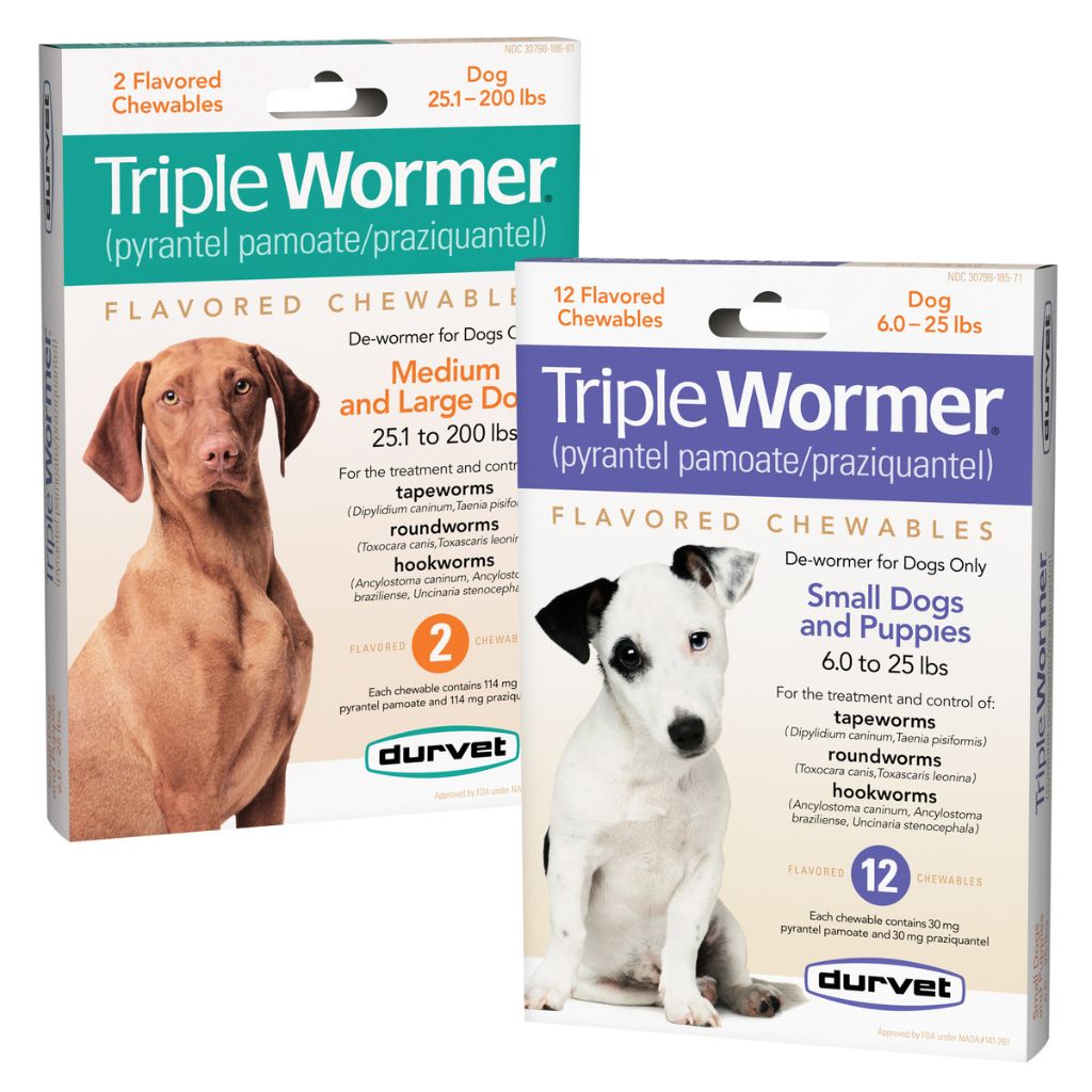 Durvet - Triple Wormer Broad Spectrum Pyrantel Pamoate & Praziquantel