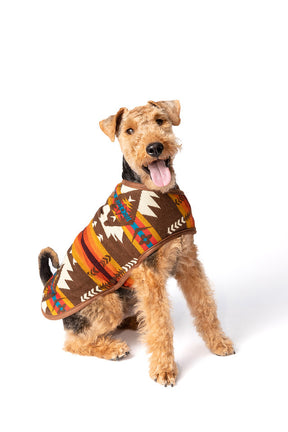 Chilly Dog - Dog Blanket Coat Southwest Brown - Southern Agriculture 