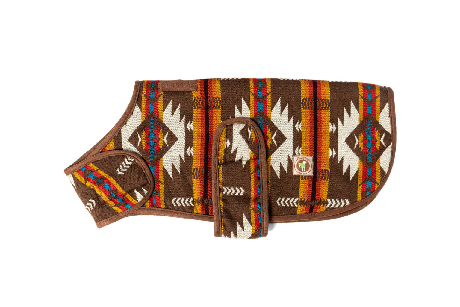 Chilly Dog - Dog Blanket Coat Southwest Brown - Southern Agriculture 
