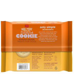 Cloud Star - Wag More Bark Less Sandwich Cookie Peanut Butter - Southern Agriculture 