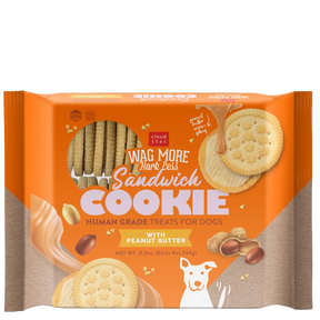 Cloud Star - Wag More Bark Less Sandwich Cookie Peanut Butter - Southern Agriculture 