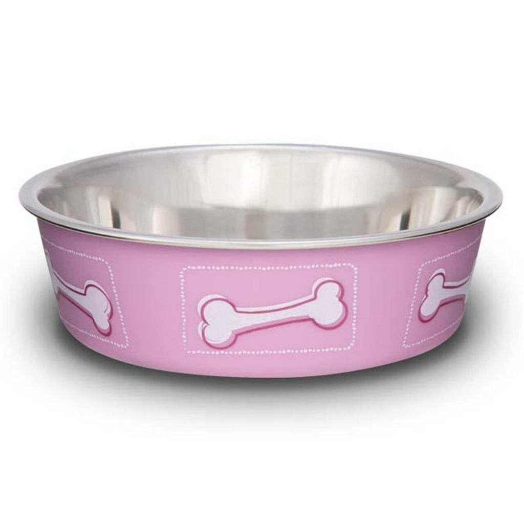 Loving Pets - Bella Bowl SSteel Non Skid Pink-Southern Agriculture