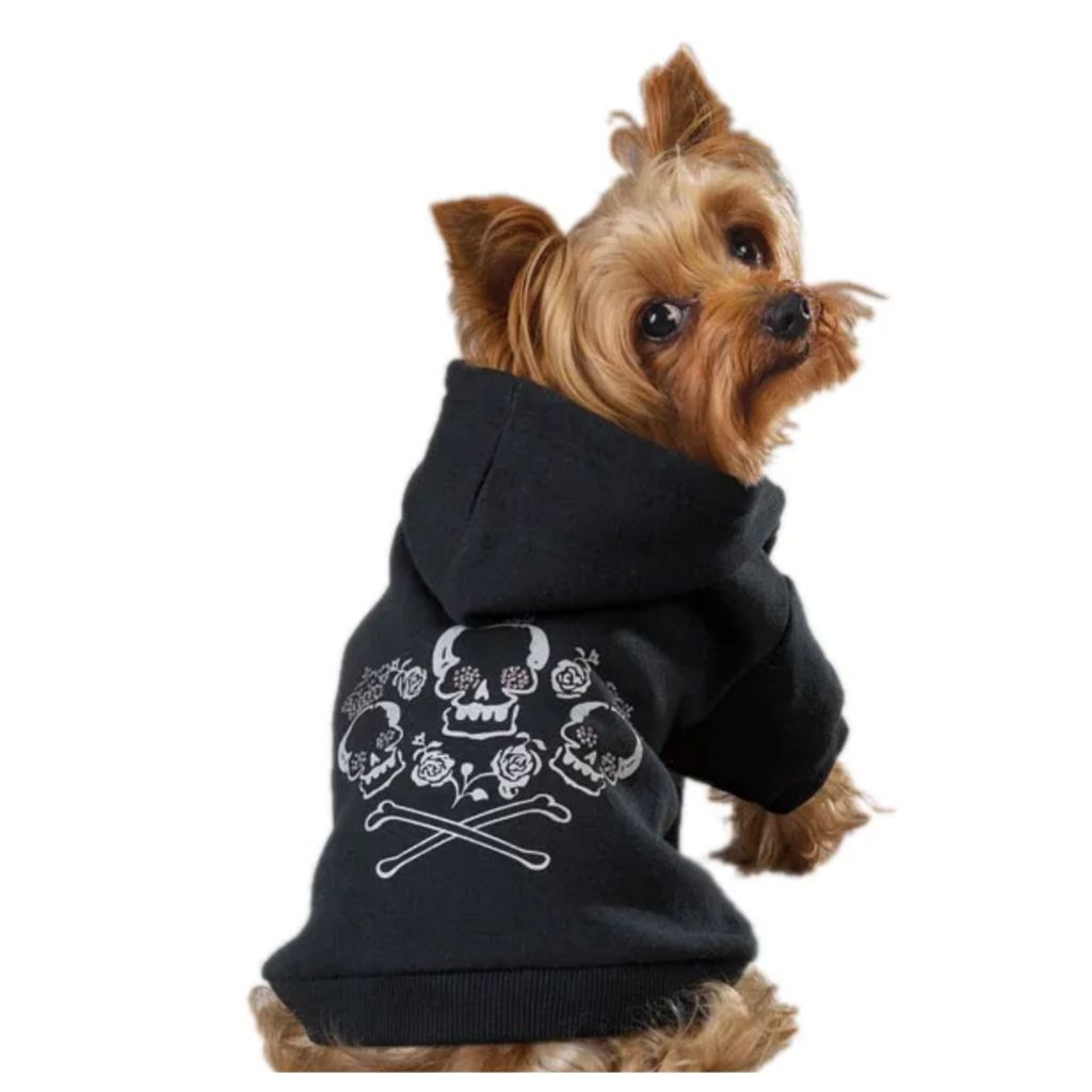 Pet Edge - Crown Crossbow Hoodie With Rhinestones - Large