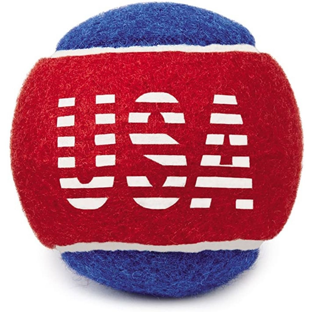 Pet Edge - Stars & Stripes Tennis Balls - 6 Pack