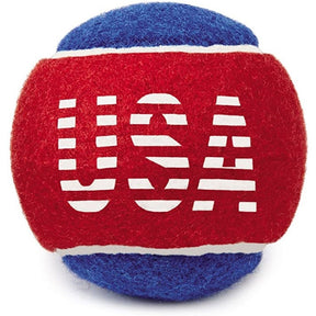Pet Edge - Stars & Stripes Tennis Balls - 6 Pack