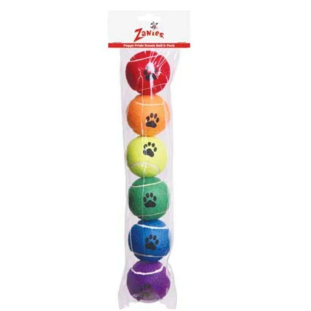 Pet Edge - Tennis Balls Puppy Pride - 6 Pack