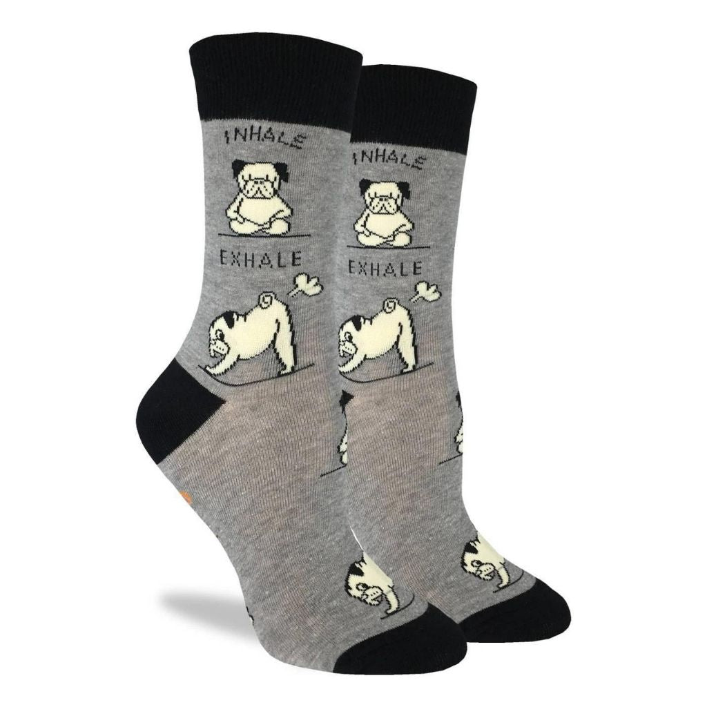 Good Luck Sock - Women's Yoga Pug