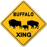 Noble Beasts - Buffalo X-ing Sign