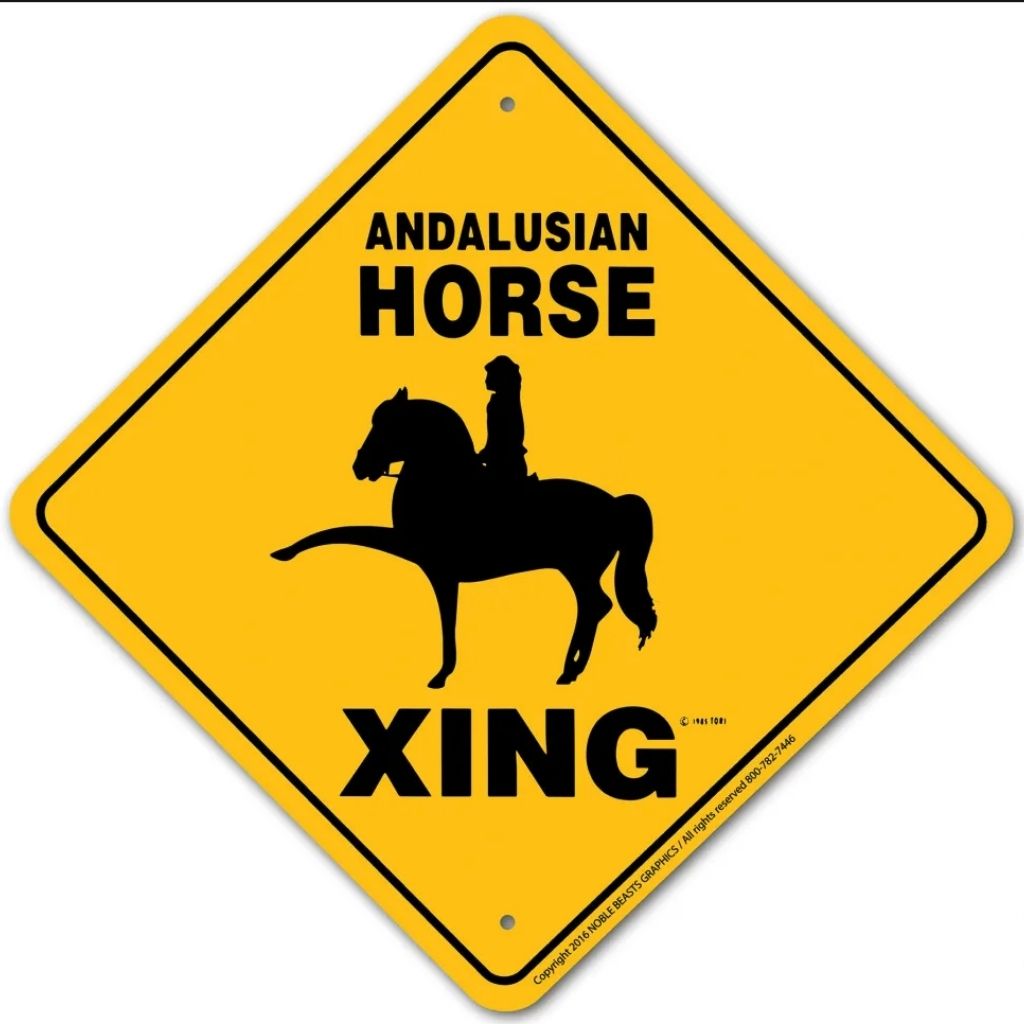 Noble Beasts - Andalusian X-ing Sign
