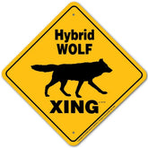 Noble Beasts - Hybrid Wolf X-ing Sign