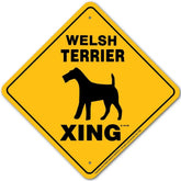 Noble Beasts - Welsh Terrier X-ing Sign
