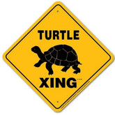 Noble Beasts - Turtle X-ing Sign