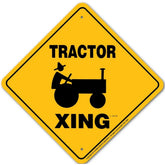 Noble Beasts - Tractor X-ing Sign