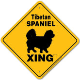 Noble Beasts - Tibetan Spaniel X-ing Sign