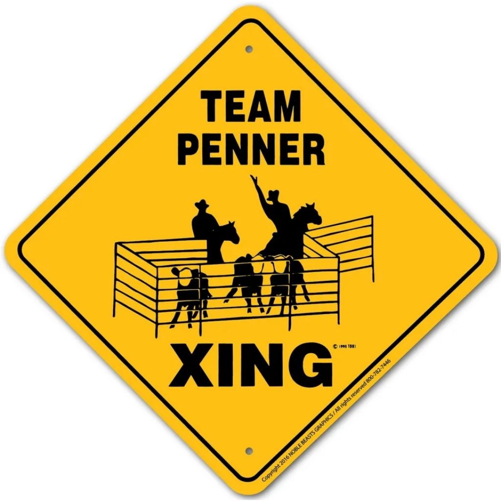 Noble Beasts - Team Penner X-ing Sign