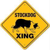 Noble Beasts - Stockdog X-ing Sign