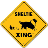 Noble Beasts - Sheltie X-ing Sign