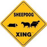 Noble Beasts - Sheepdog X-ing Sign