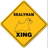 Noble Beasts - Sealyham Terrier X-ing Sign