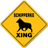 Noble Beasts - Schipperke X-ing Sign