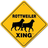 Noble Beasts - Rottweiler X-ing Sign
