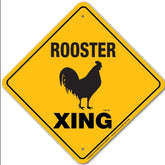 Noble Beasts - Rooster X-ing Sign