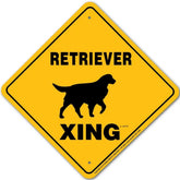 Noble Beasts - Retriever X-ing Sign