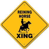 Noble Beasts - Reining Horse X-ing Sign