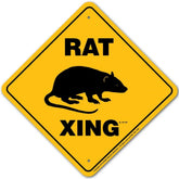 Noble Beasts - Rat X-ing Sign
