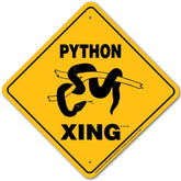 Noble Beasts - Python X-ing Sign