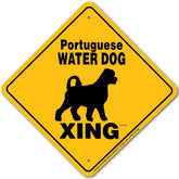 Noble Beasts - Portuguese Water Dog X-ing Sign