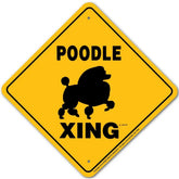 Noble Beasts - Poodle (Show Cut) X-ing Sign
