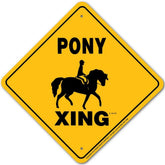 Noble Beasts - Pony (English) X-ing Sign