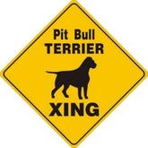 Noble Beasts - Pit Bull Terrier X-ing Sign