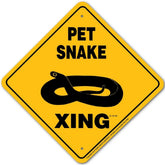 Noble Beasts - Pet Snake X-ing Sign