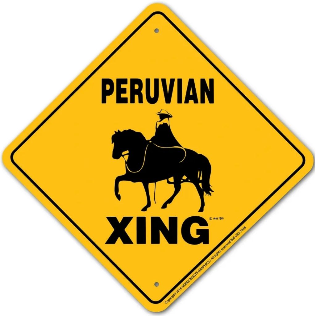 Noble Beasts - Peruvian X-ing Sign