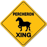Noble Beasts - Percheron X-ing Sign