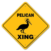 Noble Beasts - Pelican X-ing Sign
