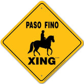 Noble Beasts - Paso Fino X-ing Sign