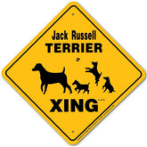 Noble Beasts - Jack Russell Terrier X-ing Sign