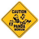 Noble Beasts - Panda Monium X-ing Sign